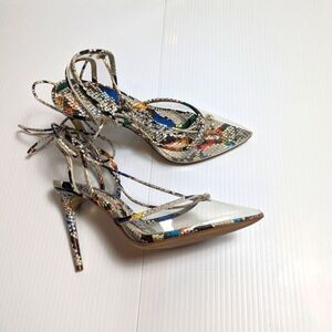 JLo Fedra Pump Multi Color‎ Snake Skin size 7
